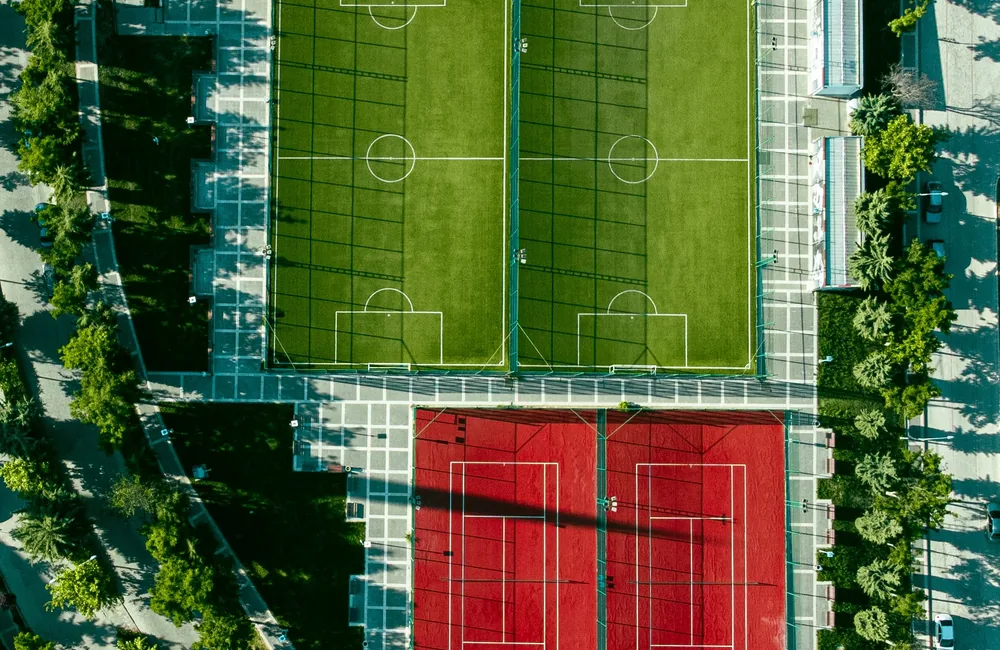 Sports fields illustrating the sports betting category guide