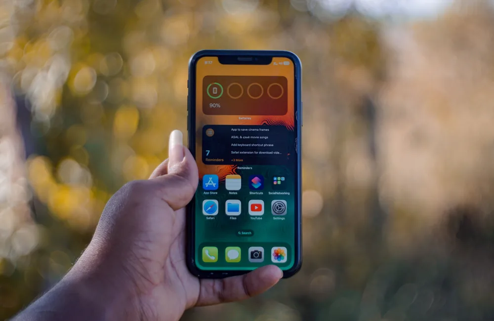 Smartphone used for bet3k mobile access checks